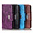 Leather Case Stands Flip Cover Holder N04P for Samsung Galaxy A03
