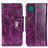 Leather Case Stands Flip Cover Holder N04P for Samsung Galaxy A22 5G Purple