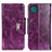 Leather Case Stands Flip Cover Holder N04P for Samsung Galaxy A22s 5G Purple