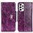 Leather Case Stands Flip Cover Holder N04P for Samsung Galaxy A23 4G Purple