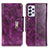 Leather Case Stands Flip Cover Holder N04P for Samsung Galaxy A73 5G Purple