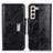 Leather Case Stands Flip Cover Holder N04P for Samsung Galaxy S21 5G