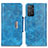 Leather Case Stands Flip Cover Holder N04P for Xiaomi Redmi Note 11 Pro 5G Sky Blue