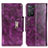 Leather Case Stands Flip Cover Holder N04P for Xiaomi Redmi Note 12 Pro 4G Purple