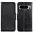 Leather Case Stands Flip Cover Holder N05P for Google Pixel 8 Pro 5G Black