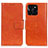 Leather Case Stands Flip Cover Holder N05P for Huawei Honor X6a Orange