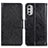 Leather Case Stands Flip Cover Holder N05P for Motorola Moto E32