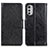 Leather Case Stands Flip Cover Holder N05P for Motorola Moto E32s