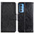 Leather Case Stands Flip Cover Holder N05P for Motorola Moto Edge S Pro 5G Black
