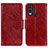 Leather Case Stands Flip Cover Holder N05P for Nokia C22 Red