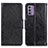 Leather Case Stands Flip Cover Holder N05P for Nokia G42 5G Black