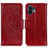 Leather Case Stands Flip Cover Holder N05P for Nothing Phone 2 Red