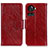 Leather Case Stands Flip Cover Holder N05P for OnePlus 10R 5G Red