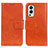 Leather Case Stands Flip Cover Holder N05P for OnePlus Nord 2 5G Orange