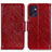 Leather Case Stands Flip Cover Holder N05P for OnePlus Nord CE 2 5G Red