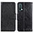 Leather Case Stands Flip Cover Holder N05P for OnePlus Nord CE 5G Black