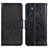 Leather Case Stands Flip Cover Holder N05P for Oppo Find X5 Lite 5G Black