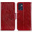 Leather Case Stands Flip Cover Holder N05P for Oppo Find X5 Lite 5G Red