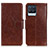 Leather Case Stands Flip Cover Holder N05P for Realme 8 4G