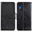 Leather Case Stands Flip Cover Holder N05P for Samsung Galaxy A03 Core Black