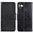 Leather Case Stands Flip Cover Holder N05P for Samsung Galaxy A04 4G Black