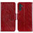 Leather Case Stands Flip Cover Holder N05P for Samsung Galaxy A04s Red