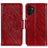 Leather Case Stands Flip Cover Holder N05P for Samsung Galaxy A13 4G Red