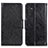 Leather Case Stands Flip Cover Holder N05P for Samsung Galaxy A13 5G Black