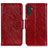 Leather Case Stands Flip Cover Holder N05P for Samsung Galaxy A13 5G Red