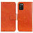 Leather Case Stands Flip Cover Holder N05P for Samsung Galaxy F02S SM-E025F Orange