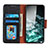 Leather Case Stands Flip Cover Holder N05P for Samsung Galaxy M02s