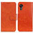 Leather Case Stands Flip Cover Holder N05P for Samsung Galaxy XCover 5 SM-G525F Orange