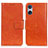 Leather Case Stands Flip Cover Holder N05P for Sony Xperia 5 V Orange