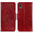 Leather Case Stands Flip Cover Holder N05P for Sony Xperia Ace III SOG08 Red