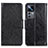 Leather Case Stands Flip Cover Holder N05P for Xiaomi Mi 12T 5G Black