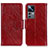 Leather Case Stands Flip Cover Holder N05P for Xiaomi Mi 12T 5G Red