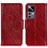 Leather Case Stands Flip Cover Holder N05P for Xiaomi Mi 12T Pro 5G Red