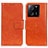 Leather Case Stands Flip Cover Holder N05P for Xiaomi Mi 13T 5G Orange