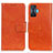 Leather Case Stands Flip Cover Holder N05P for Xiaomi Redmi K50 Gaming AMG F1 5G Orange