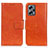 Leather Case Stands Flip Cover Holder N05P for Xiaomi Redmi K50i 5G Orange