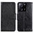 Leather Case Stands Flip Cover Holder N05P for Xiaomi Redmi K60 Ultra 5G Black