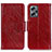 Leather Case Stands Flip Cover Holder N05P for Xiaomi Redmi Note 12 Turbo 5G Red