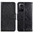 Leather Case Stands Flip Cover Holder N05P for Xiaomi Redmi Note 12S Black