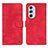 Leather Case Stands Flip Cover Holder N06P for Motorola Moto Edge Plus (2022) 5G Red