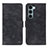 Leather Case Stands Flip Cover Holder N06P for Motorola Moto Edge S30 5G Black