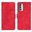 Leather Case Stands Flip Cover Holder N06P for Motorola Moto G Stylus (2022) 5G Red