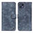 Leather Case Stands Flip Cover Holder N06P for Motorola Moto G50 5G Blue