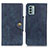 Leather Case Stands Flip Cover Holder N06P for Nokia G22 Blue