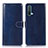 Leather Case Stands Flip Cover Holder N06P for OnePlus Nord CE 5G Blue