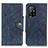 Leather Case Stands Flip Cover Holder N06P for Oppo A94 5G Blue